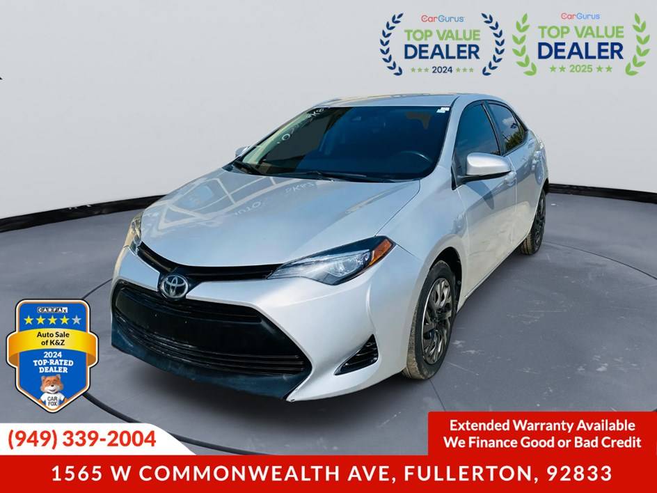 2018 Toyota Corolla LE — Sedan — 123,332 mi — Fullerton, CA