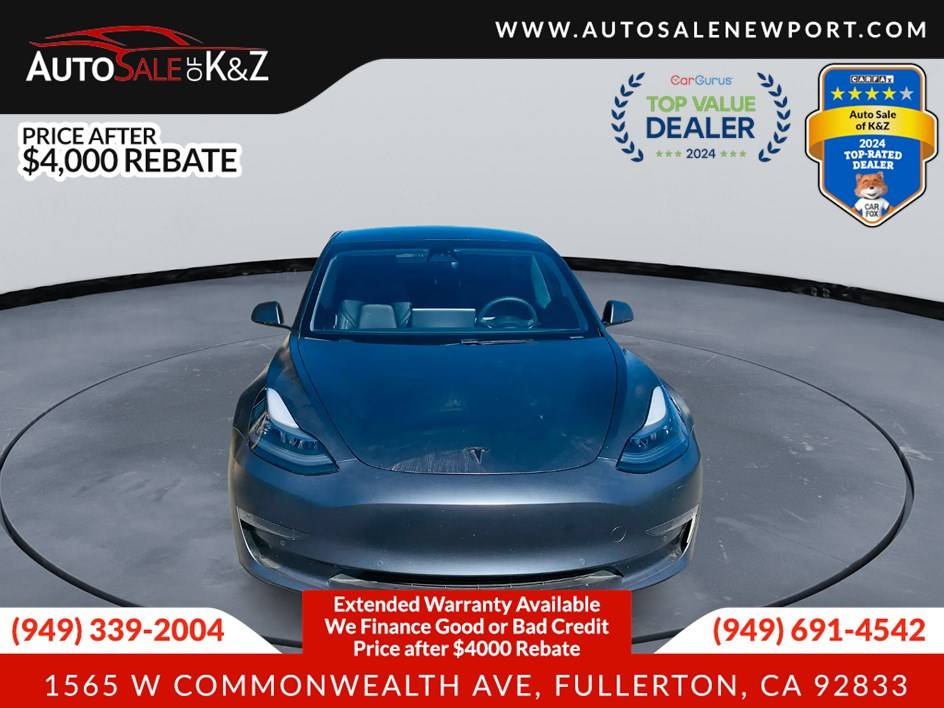 2021 Tesla Model 3 Long Range — Sedan — 49,720 mi — Fullerton, CA