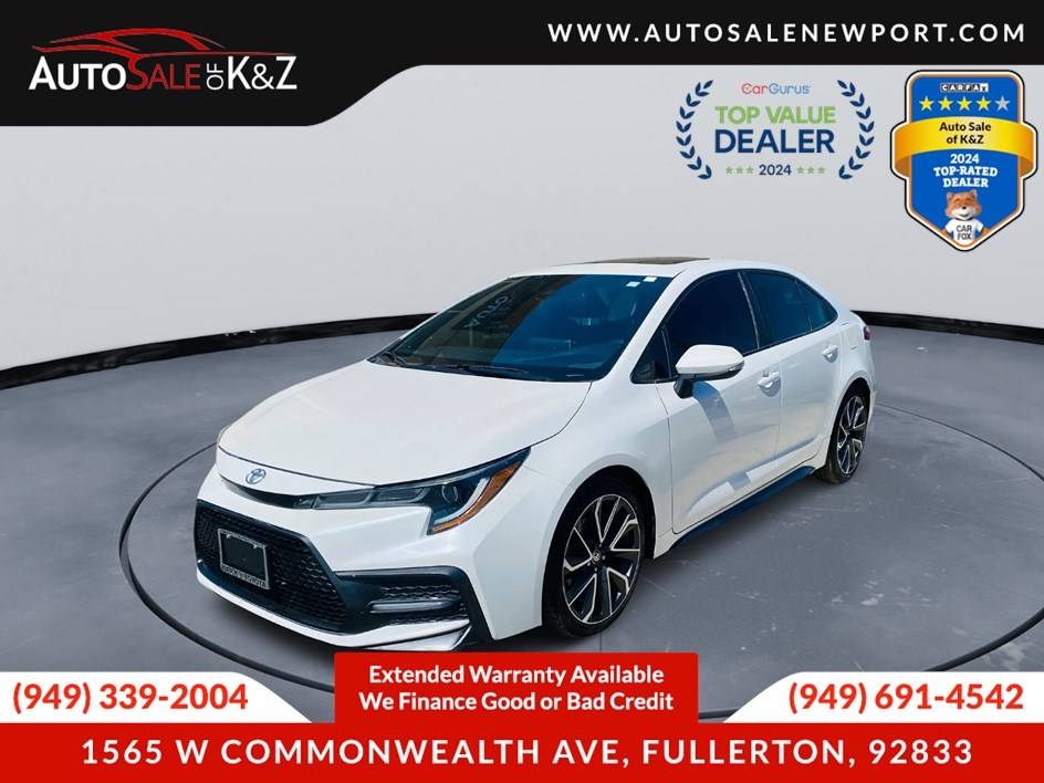 2020 Toyota Corolla SE — Sedan — 104,895 mi — Fullerton, CA