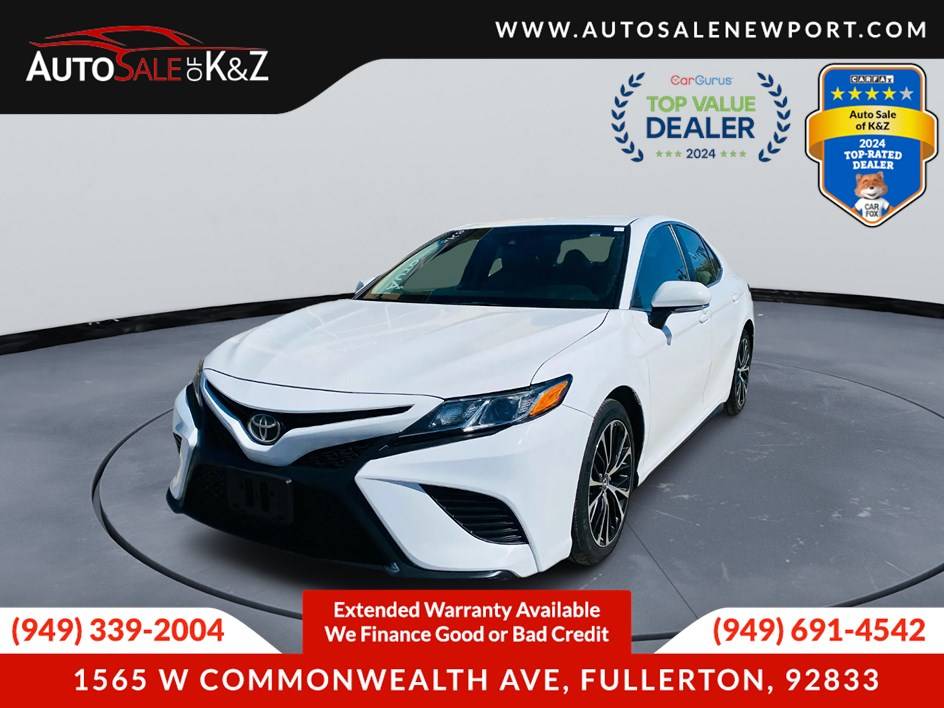 2018 Toyota Camry SE — Sedan — 76,527 mi — Fullerton, CA