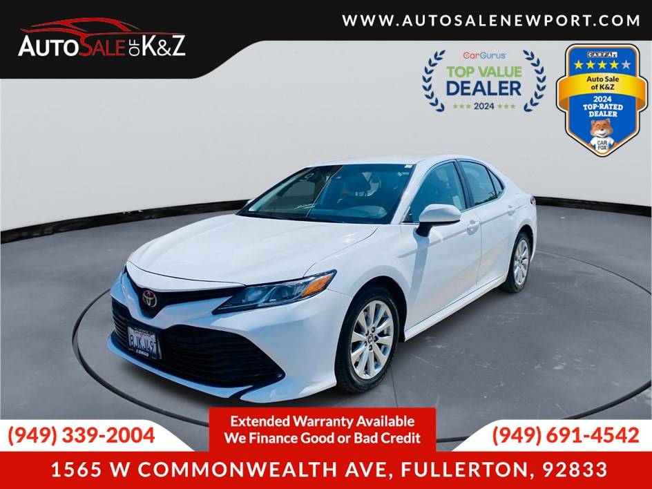 2019 Toyota Camry LE — Sedan — 106,199 mi — Fullerton, CA