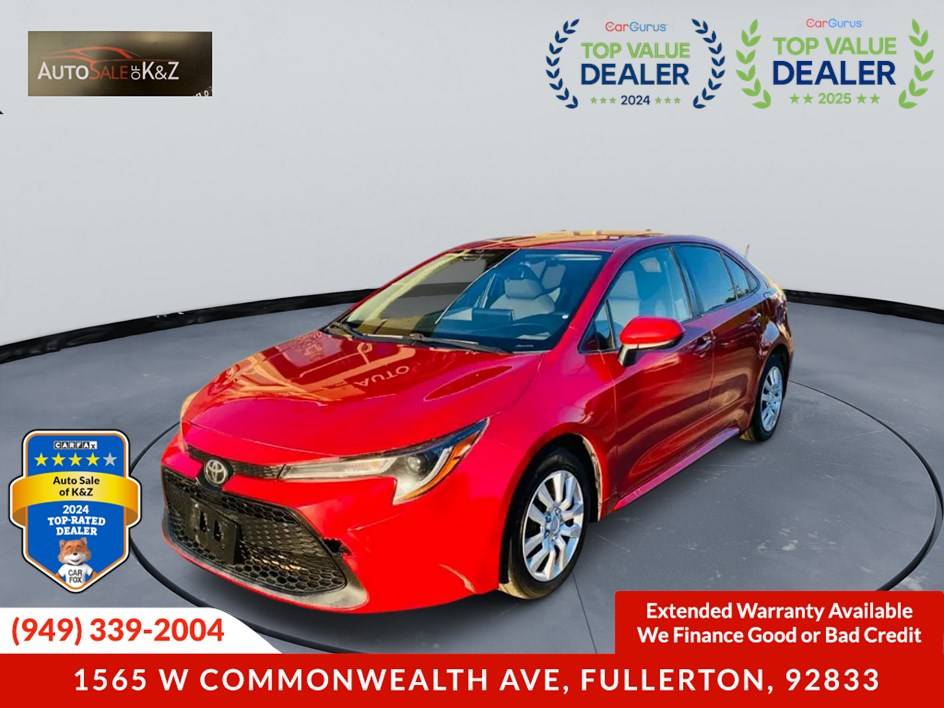 2021 Toyota Corolla LE — Sedan — 77,565 mi — Fullerton, CA