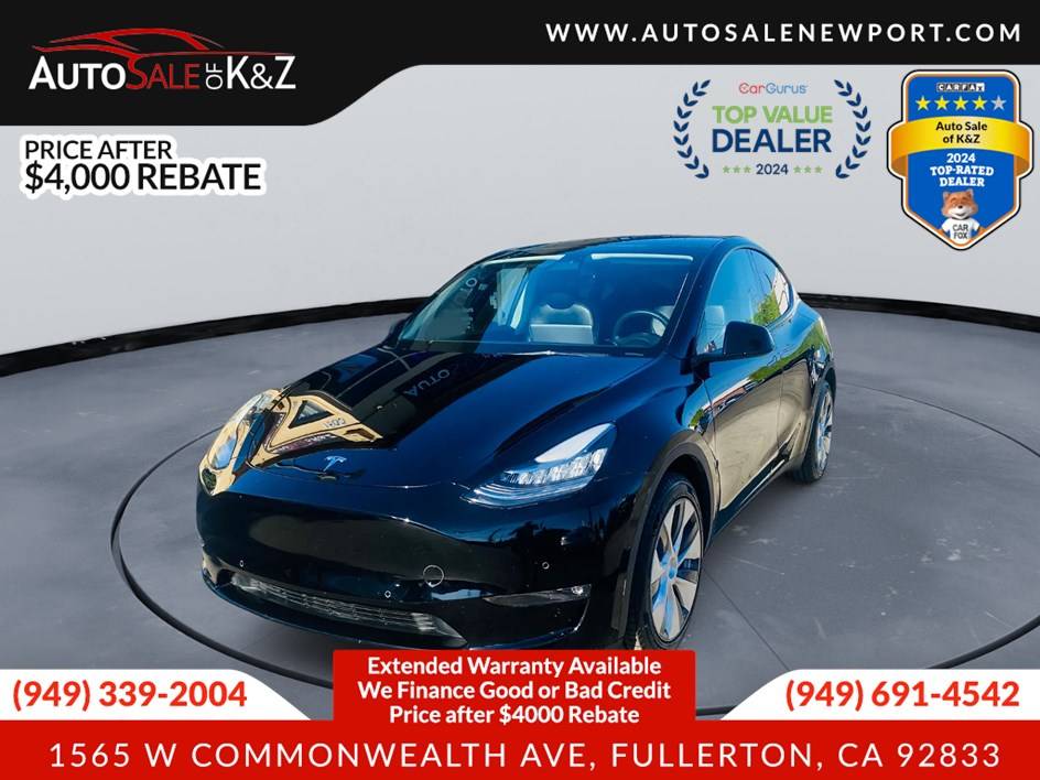 2022 Tesla Model Y Long Range — SUV — 56,461 mi — Fullerton, CA