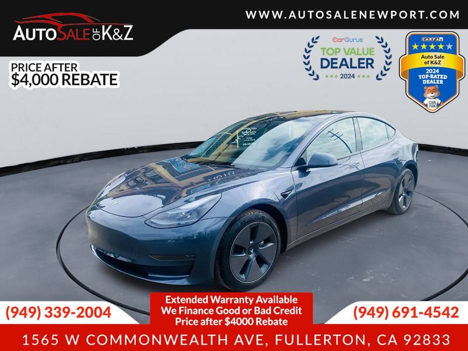 2023 Tesla Model 3 Model 3 — Sedan — 18,738 mi — Fullerton, CA