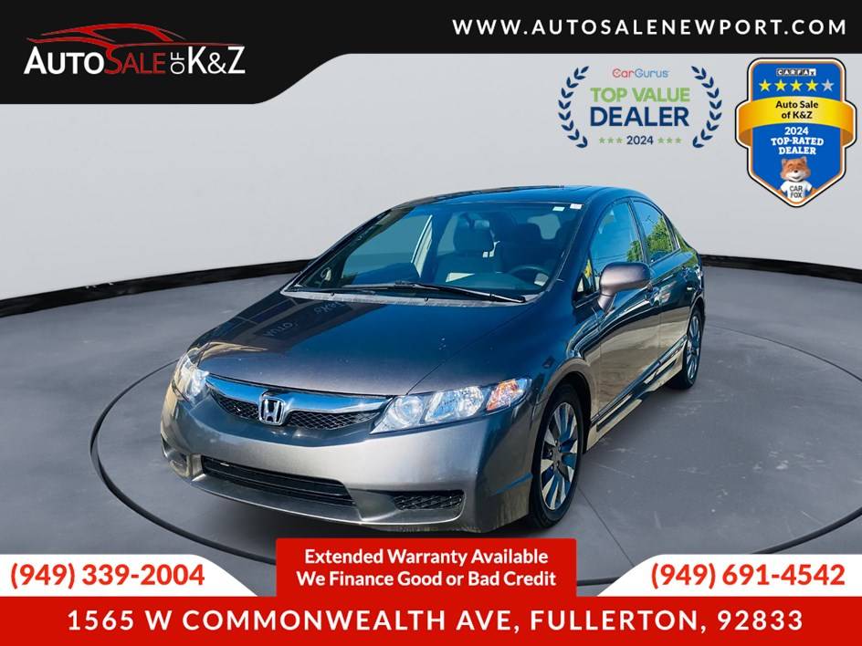 2009 Honda Civic EX — Sedan — 155,917 mi — Fullerton, CA