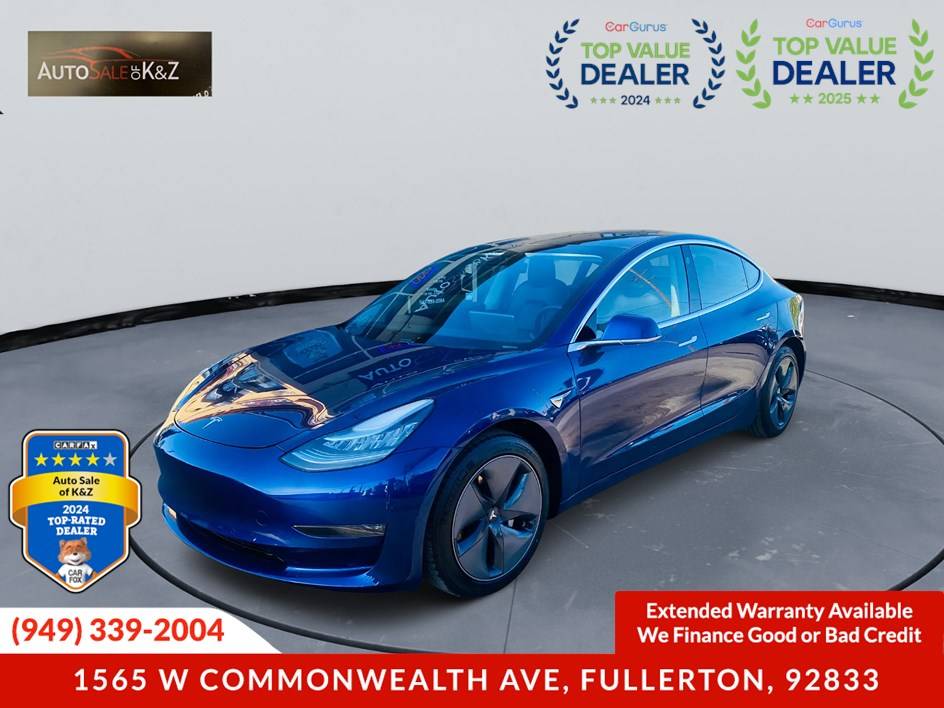 2020 Tesla Model 3 Long Range — Sedan — 16,613 mi — Fullerton, CA