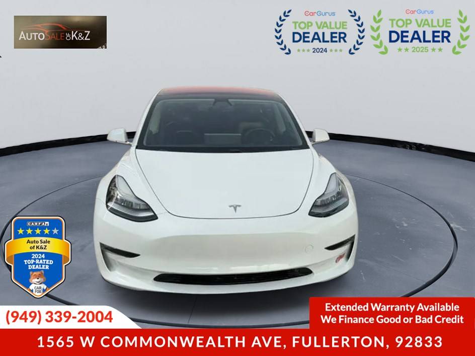 2018 Tesla Model 3 Long Range — Sedan — 71,752 mi — Fullerton, CA