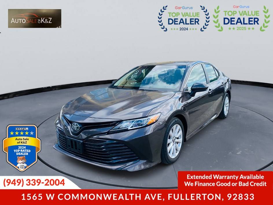 2018 Toyota Camry LE — Sedan — 36,799 mi — Fullerton, CA