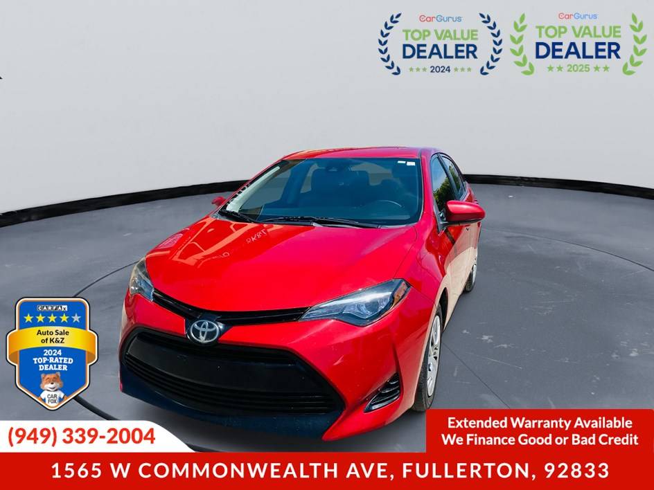 2017 Toyota Corolla LE — Sedan — 106,631 mi — Fullerton, CA