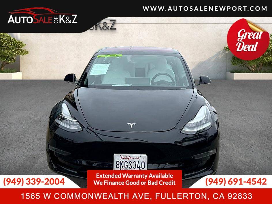2019 Tesla Model 3 Long Range — Sedan — 67,891 mi — Fullerton, CA