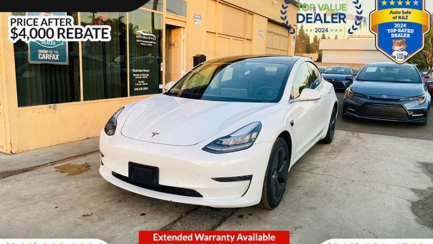 2020 Tesla Model 3 Standard Range Plus — Sedan — 107,220 mi — Fullerton, CA