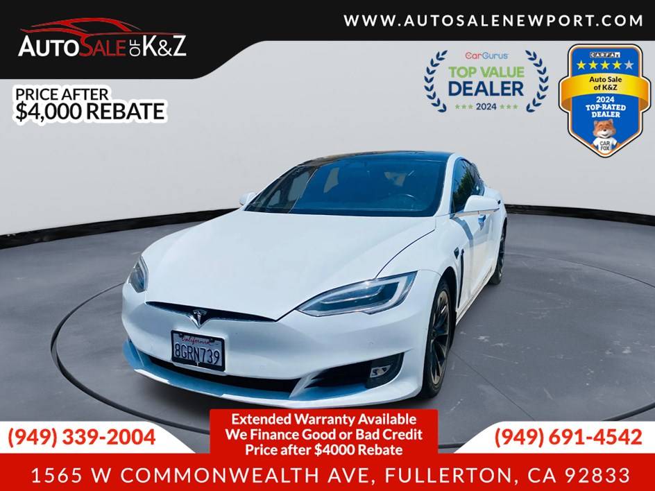 2018 Tesla Model S 75D — Hatchback — 74,812 mi — Fullerton, CA