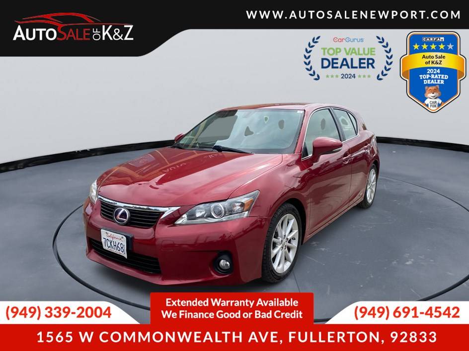 2013 Lexus CT CT 200h — Hatchback — 128,745 mi — Fullerton, CA