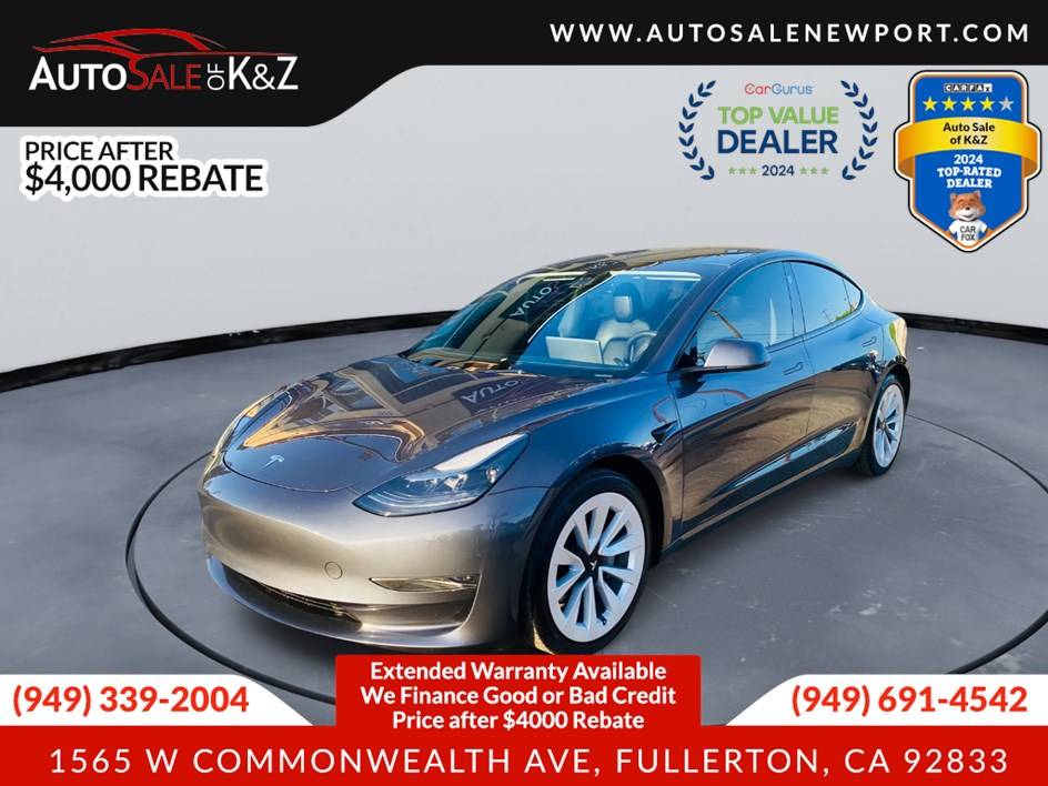 2023 Tesla Model 3 Model 3 — Sedan — 37,277 mi — Fullerton, CA