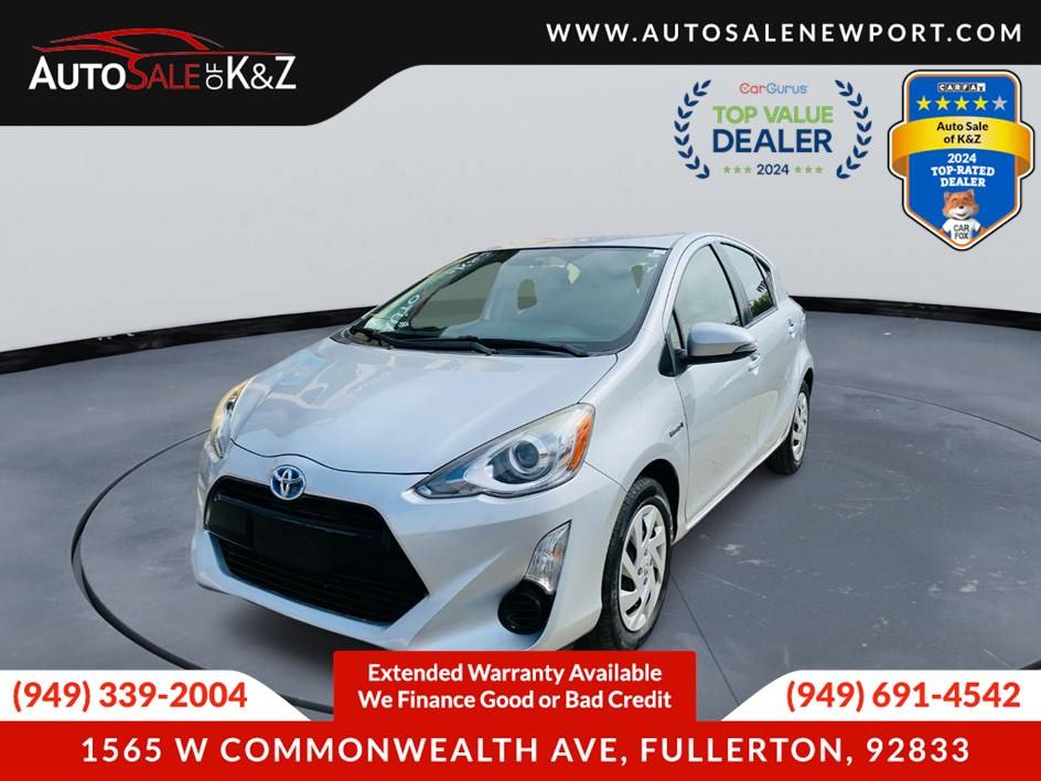 2015 Toyota Prius c Four — Hatchback — 123,909 mi — Fullerton, CA