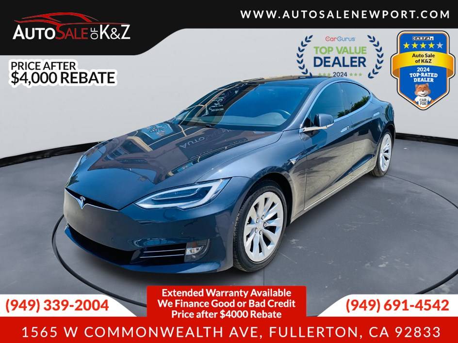 2017 Tesla Model S P100D — Hatchback — 76,007 mi — Fullerton, CA