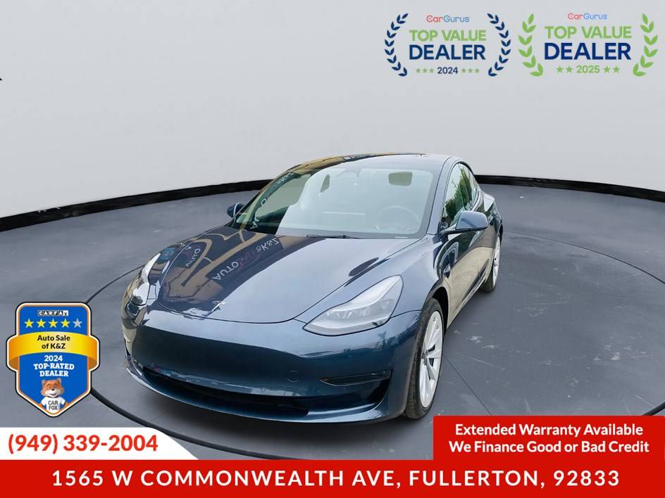 2022 Tesla Model 3 Long Range — Sedan — 44,918 mi — Fullerton, CA