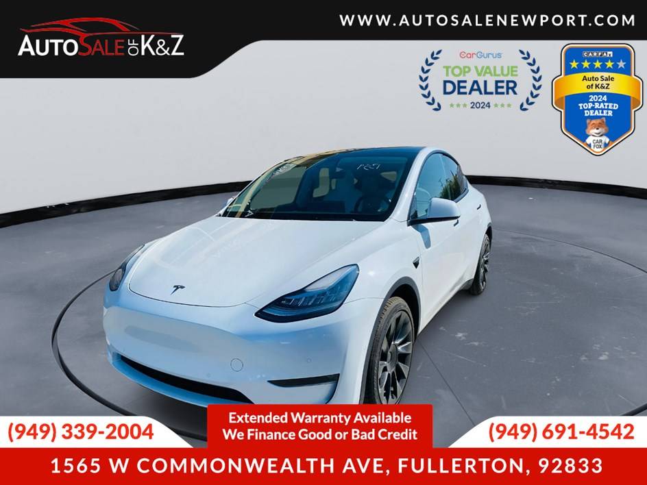 2021 Tesla Model Y Long Range — SUV — 38,767 mi — Fullerton, CA