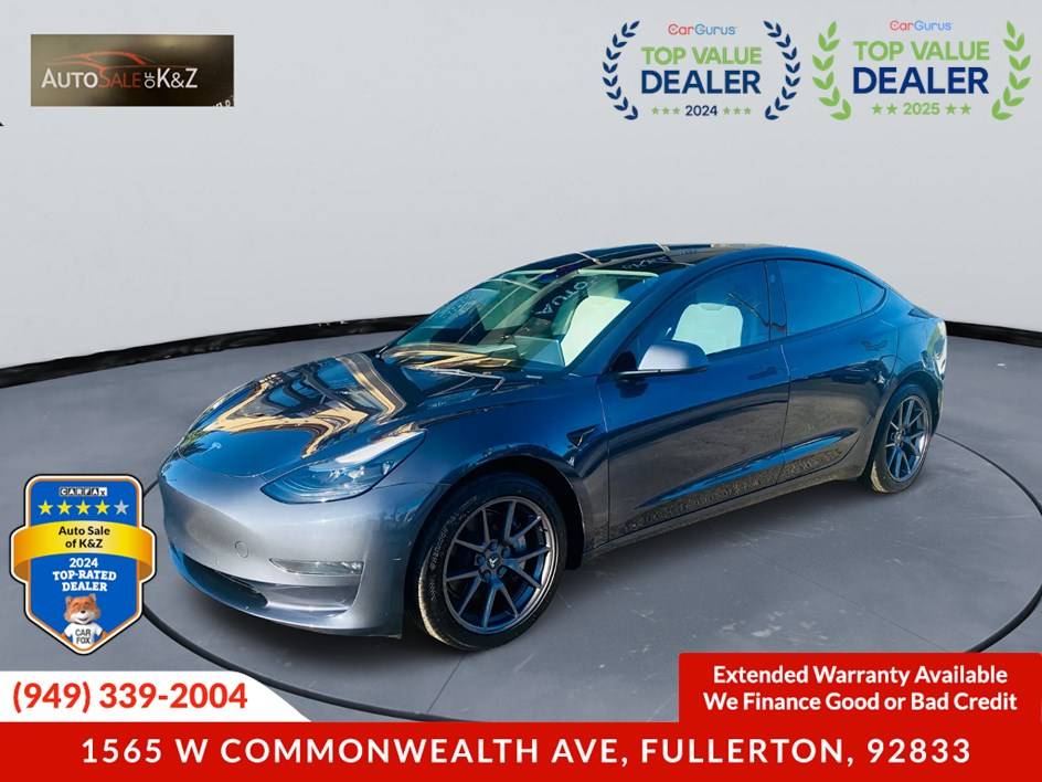 2022 Tesla Model 3 Long Range — Sedan — 58,044 mi — Fullerton, CA