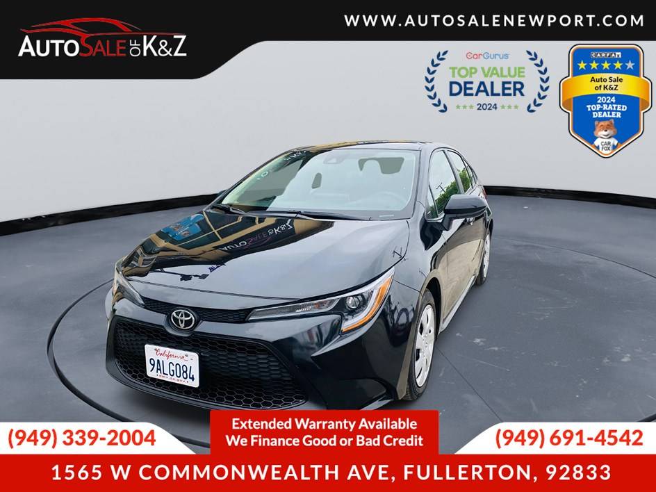 2020 Toyota Corolla LE — Sedan — 77,000 mi — Fullerton, CA