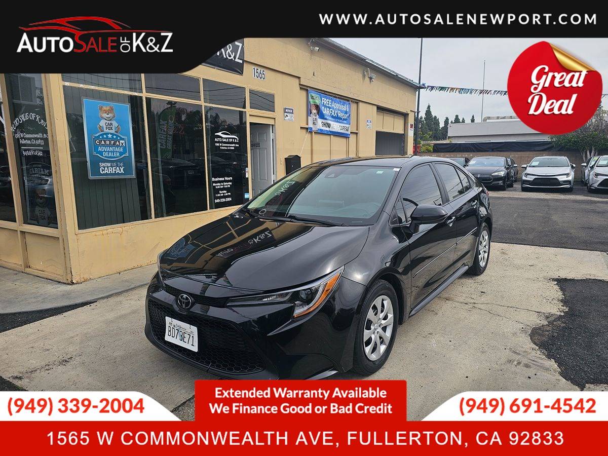 2021 Toyota Corolla LE — Sedan — 66,909 mi — Fullerton, CA