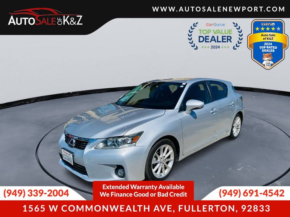 2011 Lexus CT CT 200h Premium — Hatchback — 84,224 mi — Fullerton, CA