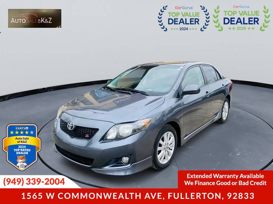 2009 Toyota Corolla S — Sedan — 135,712 mi — Fullerton, CA