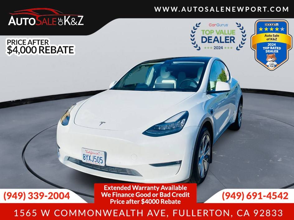 2021 Tesla Model Y Long Range — SUV — 72,498 mi — Fullerton, CA