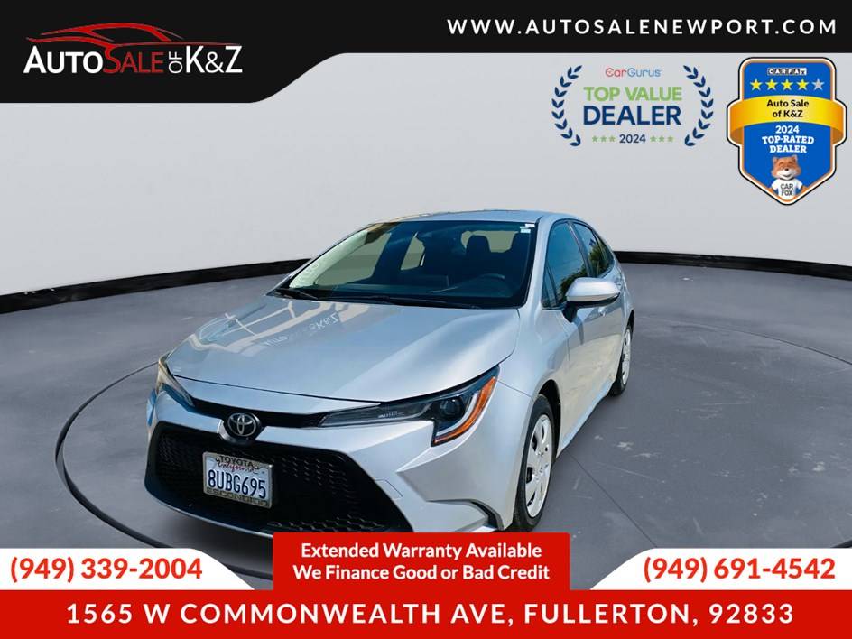2020 Toyota Corolla LE — Sedan — 119,777 mi — Fullerton, CA