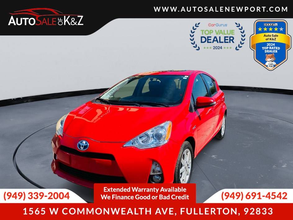 2014 Toyota Prius c Four — Hatchback — 81,250 mi — Fullerton, CA