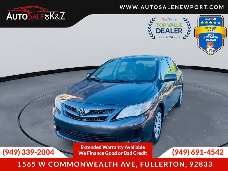 2012 Toyota Corolla LE — Sedan — 159,557 mi — Fullerton, CA