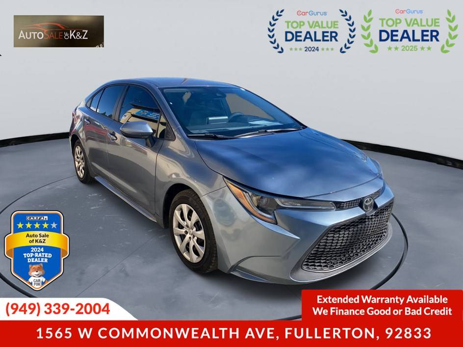 2020 Toyota Corolla LE — Sedan — 112,320 mi — Fullerton, CA