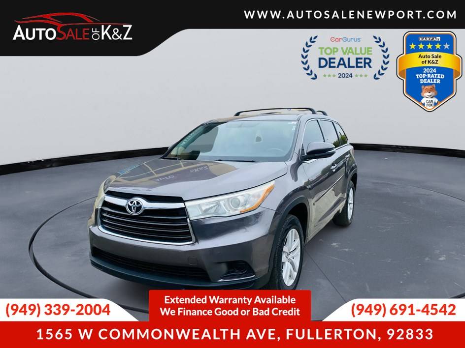 2016 Toyota Highlander LE V6 — SUV — 116,666 mi — Fullerton, CA