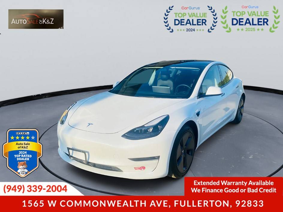 2022 Tesla Model 3 Long Range — Sedan — 49,313 mi — Fullerton, CA