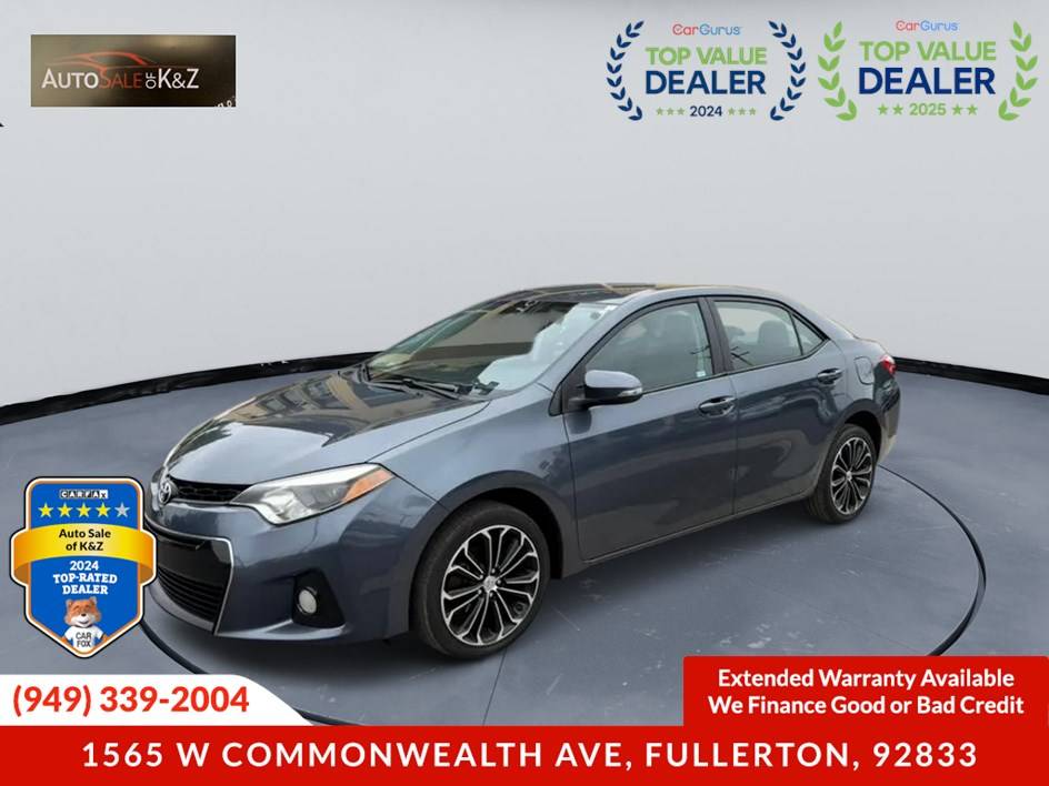 2016 Toyota Corolla S Plus — Sedan — 151,691 mi — Fullerton, CA