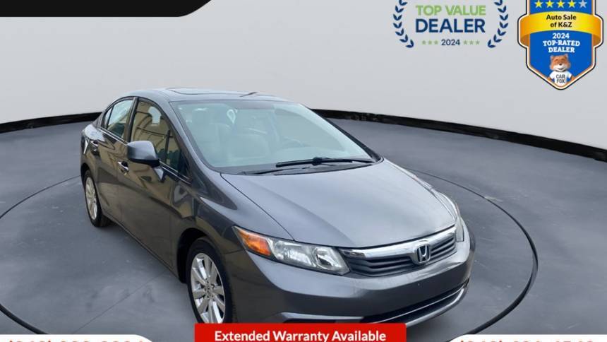 2012 Honda Civic LX — Sedan — 84,712 mi — Fullerton, CA