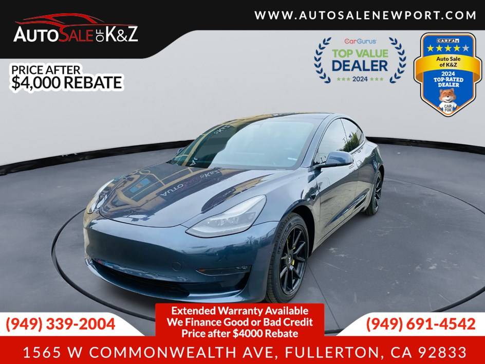 2021 Tesla Model 3 Long Range — Sedan — 30,740 mi — Fullerton, CA