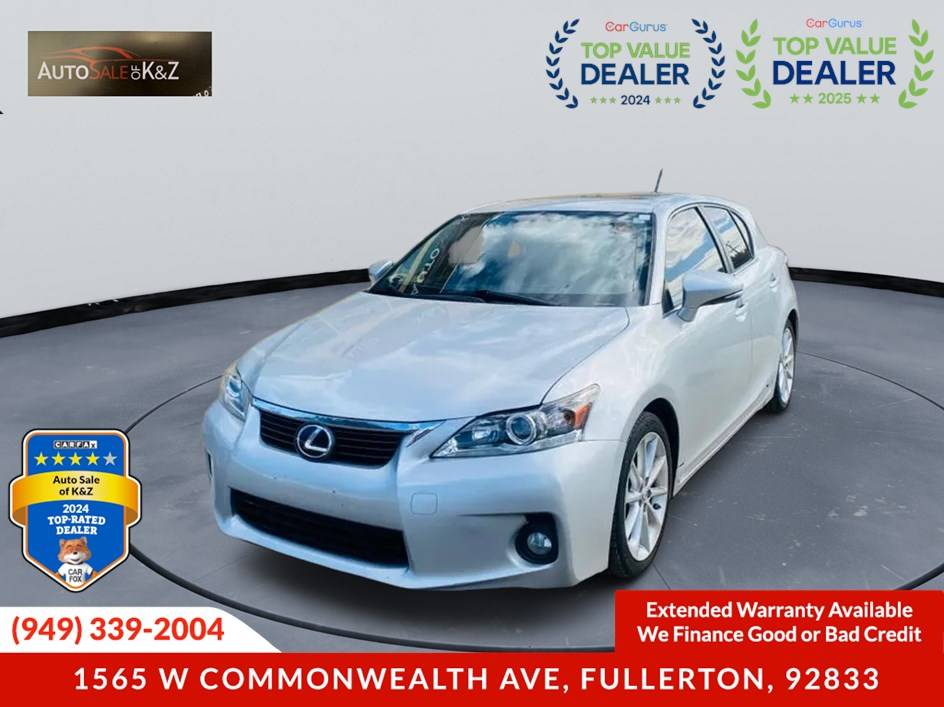 2013 Lexus CT CT 200h — Hatchback — 79,861 mi — Fullerton, CA