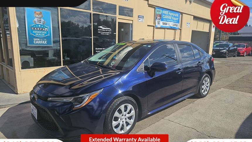 2020 Toyota Corolla LE — Sedan — 75,982 mi — Fullerton, CA