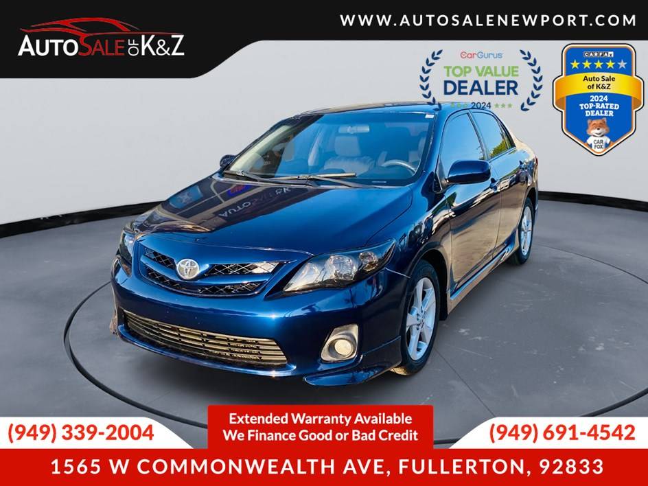 2013 Toyota Corolla S — Sedan — 133,869 mi — Fullerton, CA