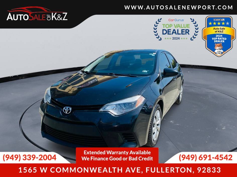2014 Toyota Corolla LE — Sedan — 151,497 mi — Fullerton, CA