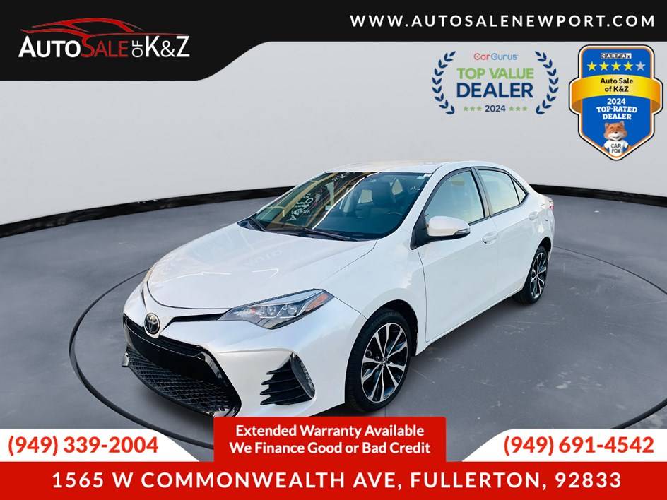 2017 Toyota Corolla SE — Sedan — 65,213 mi — Fullerton, CA