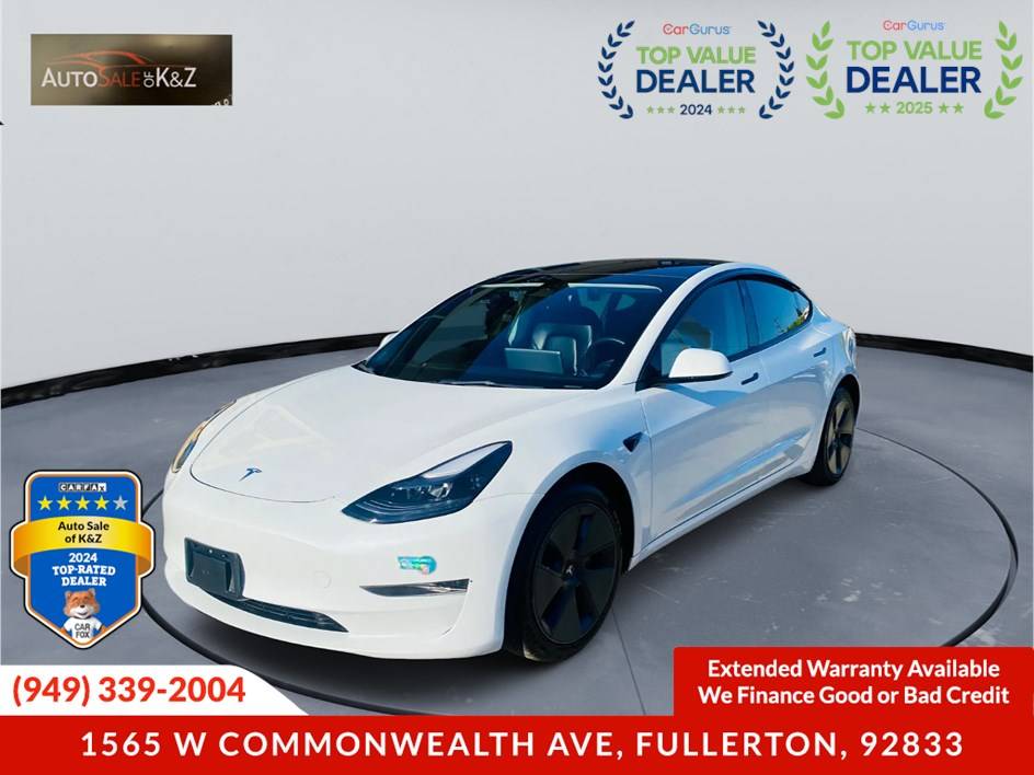2023 Tesla Model 3 Model 3 — Sedan — 59,585 mi — Fullerton, CA