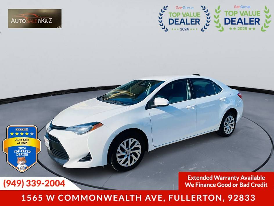 2018 Toyota Corolla LE — Sedan — 116,509 mi — Fullerton, CA