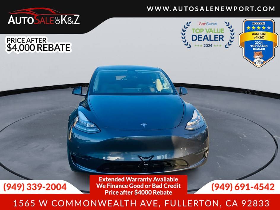 2021 Tesla Model Y Long Range — SUV — 66,233 mi — Fullerton, CA