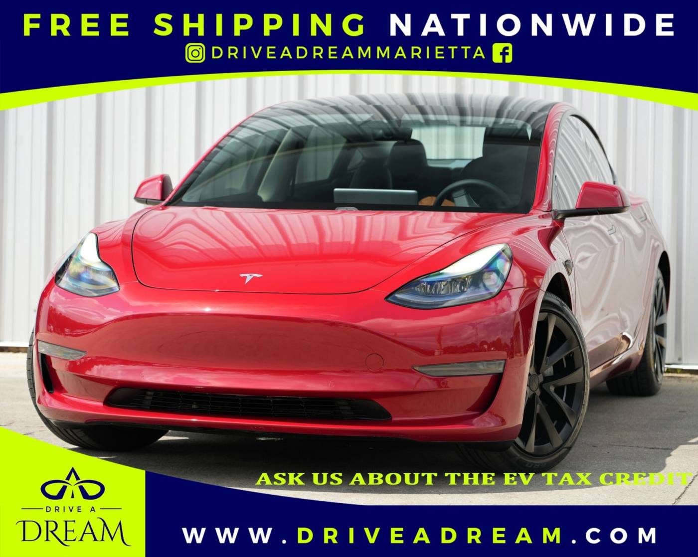 2021 Tesla Model 3 Standard Range Plus — Sedan — 64,015 mi — Marietta, GA