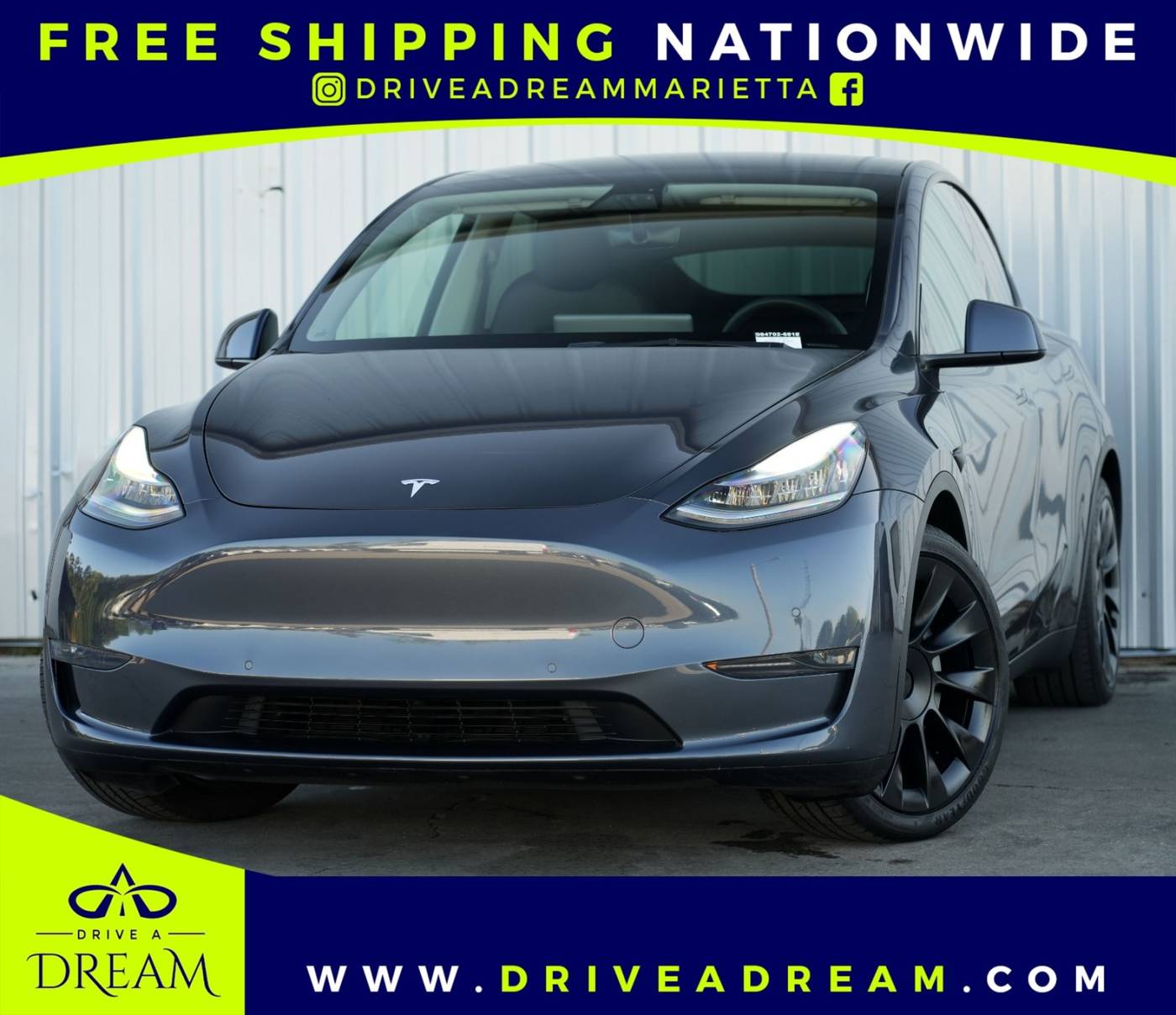 2021 Tesla Model Y Long Range — SUV — 22,362 mi — Marietta, GA