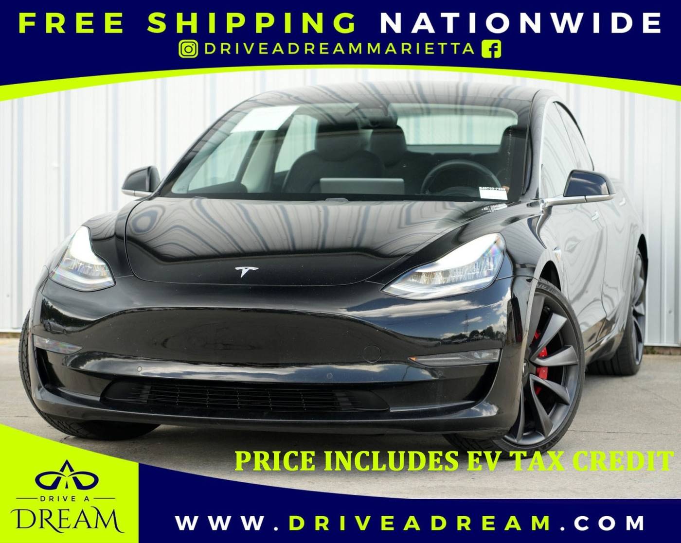 2020 Tesla Model 3 Performance — Sedan — 67,350 mi — Marietta, GA