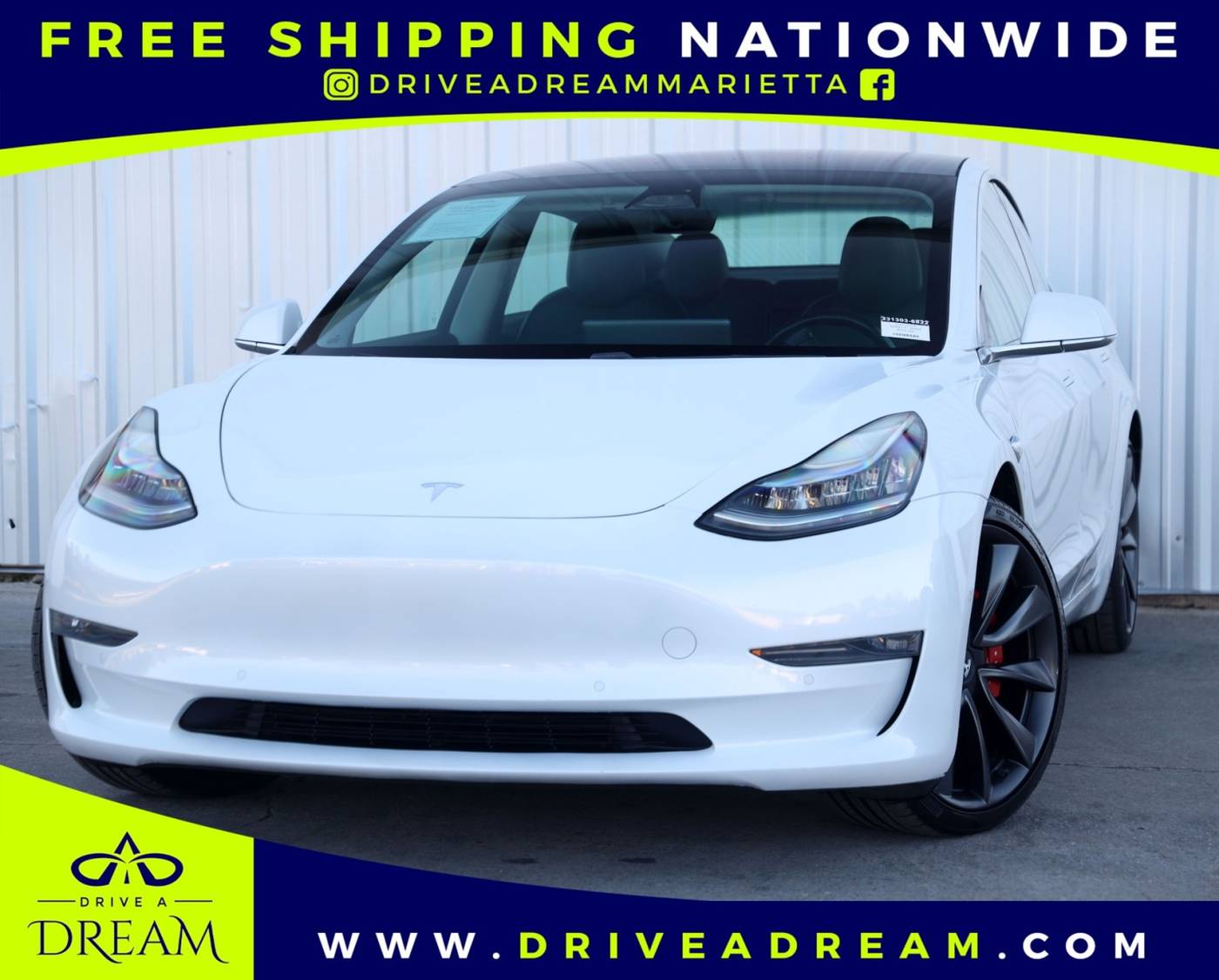 2019 Tesla Model 3 Performance — Sedan — 54,120 mi — Marietta, GA