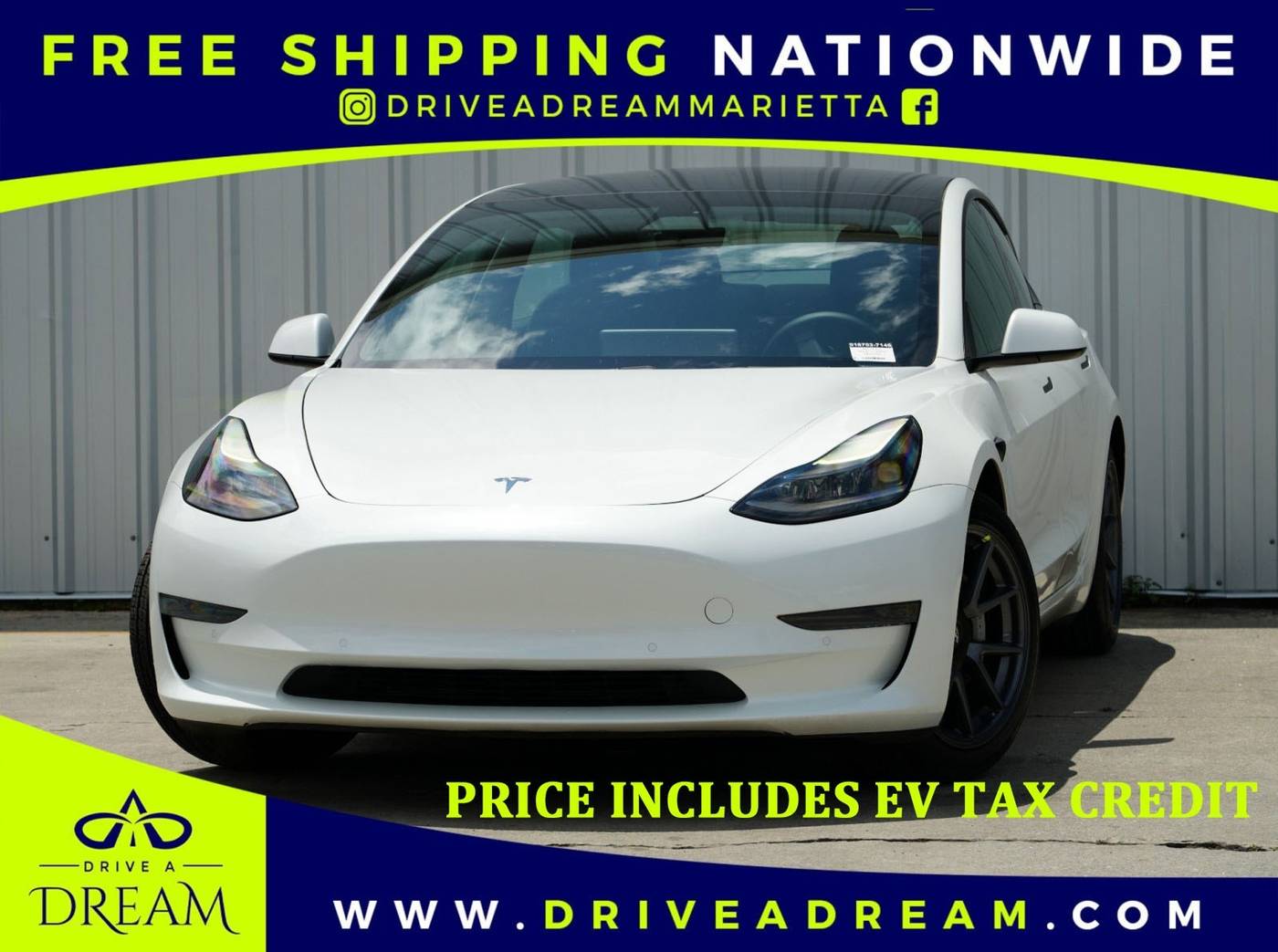 2021 Tesla Model 3 Standard Range Plus — Sedan — 37,389 mi — Marietta, GA